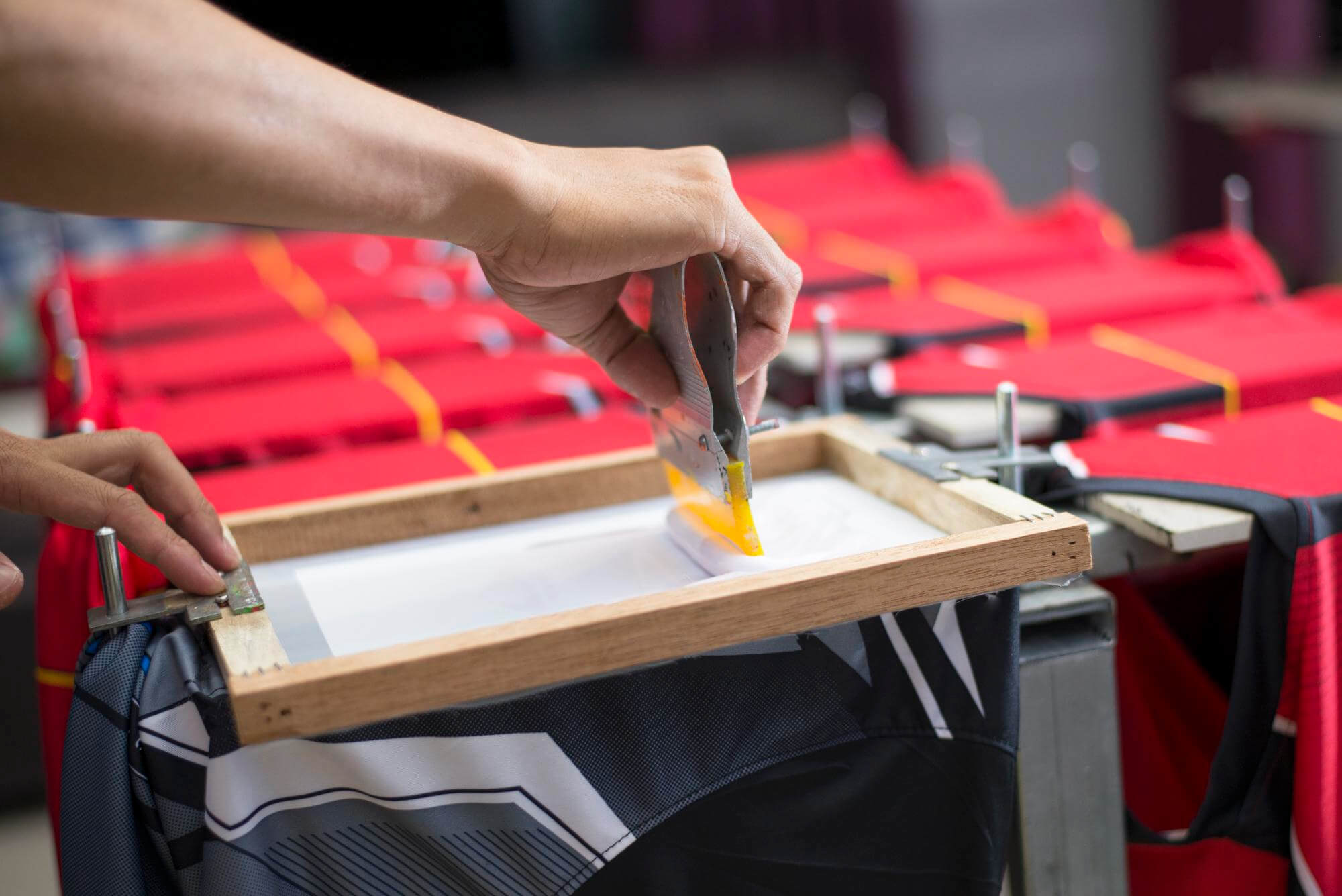 Silk Screen T Shirt Printing
