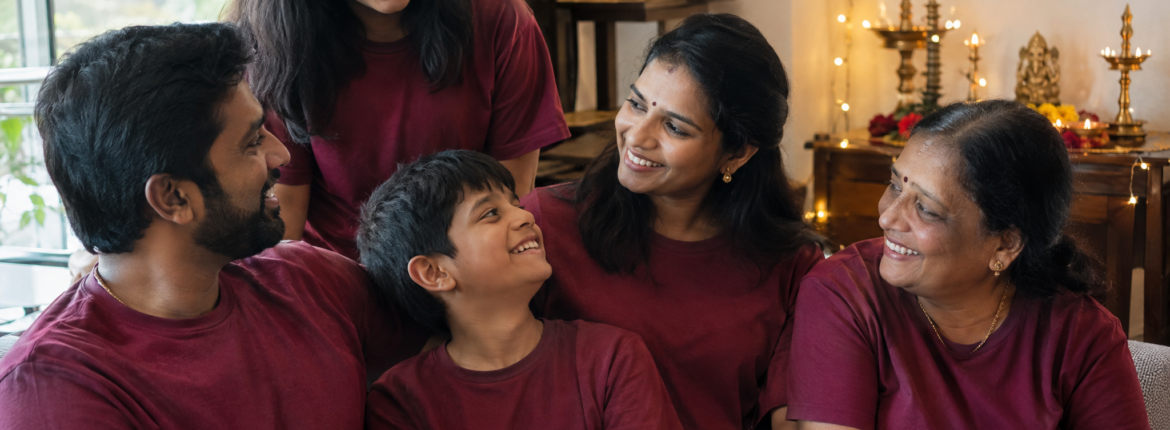 Custom Deepavali T-Shirts For Family Celebrations In SG